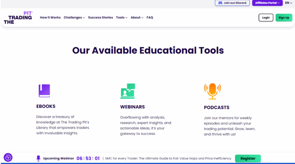 The Trading Pit proprietary trading platform, rules, and overview - Preview 3